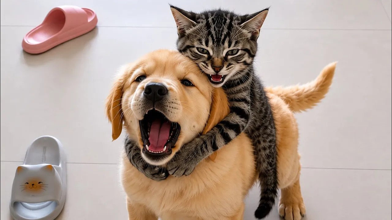 Кто победит? Самая смешная битва кота и собаки за 2026 год! 😂🐱🐶