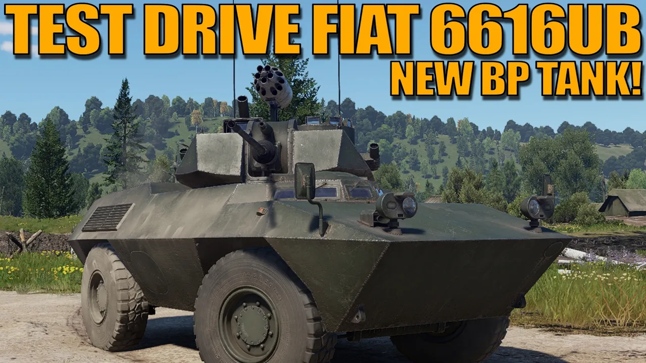Тест-драйв нового FIAT 6616UB в War Thunder: Баттл Пасс танк 2026 года!