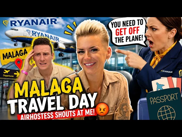 Ryanair: стюардесса повысила голос на борту — наш день в Бенальмадене, Испания 2026
