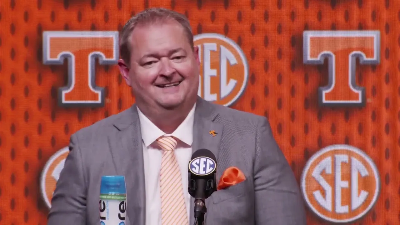 Джош Хьюпел на SEC Media Days 2026: Главные заявления перед сезоном Теннесси