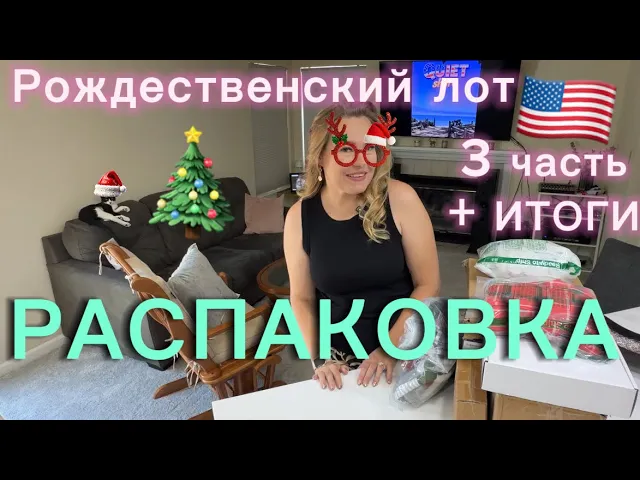 Итоговая распаковка Рождественского лота: ИТОГИ ЭКОНОМИИ! Коробка за $4 (Часть 3) 2026