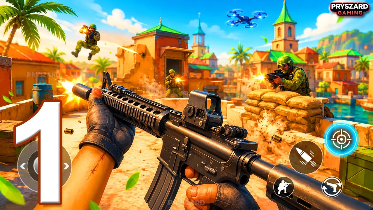 Counter Terrorist Missions Gun Shooter: Прохождение Part 1 🔥 Топ FPS на Android 2026
