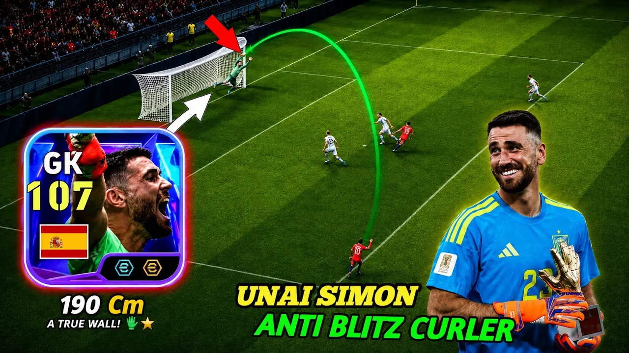Showtime Унаи Симон – НОВЫЙ WALL в eFootball 2026! Обзор и Лучший Кастом Build