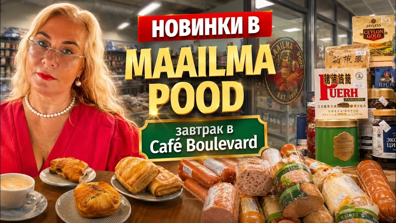 Новинки Maailma Pood 🇪🇪 Цены 2026, Завтрак в Café Boulevard и Моё ПРЕОБРАЖЕНИЕ