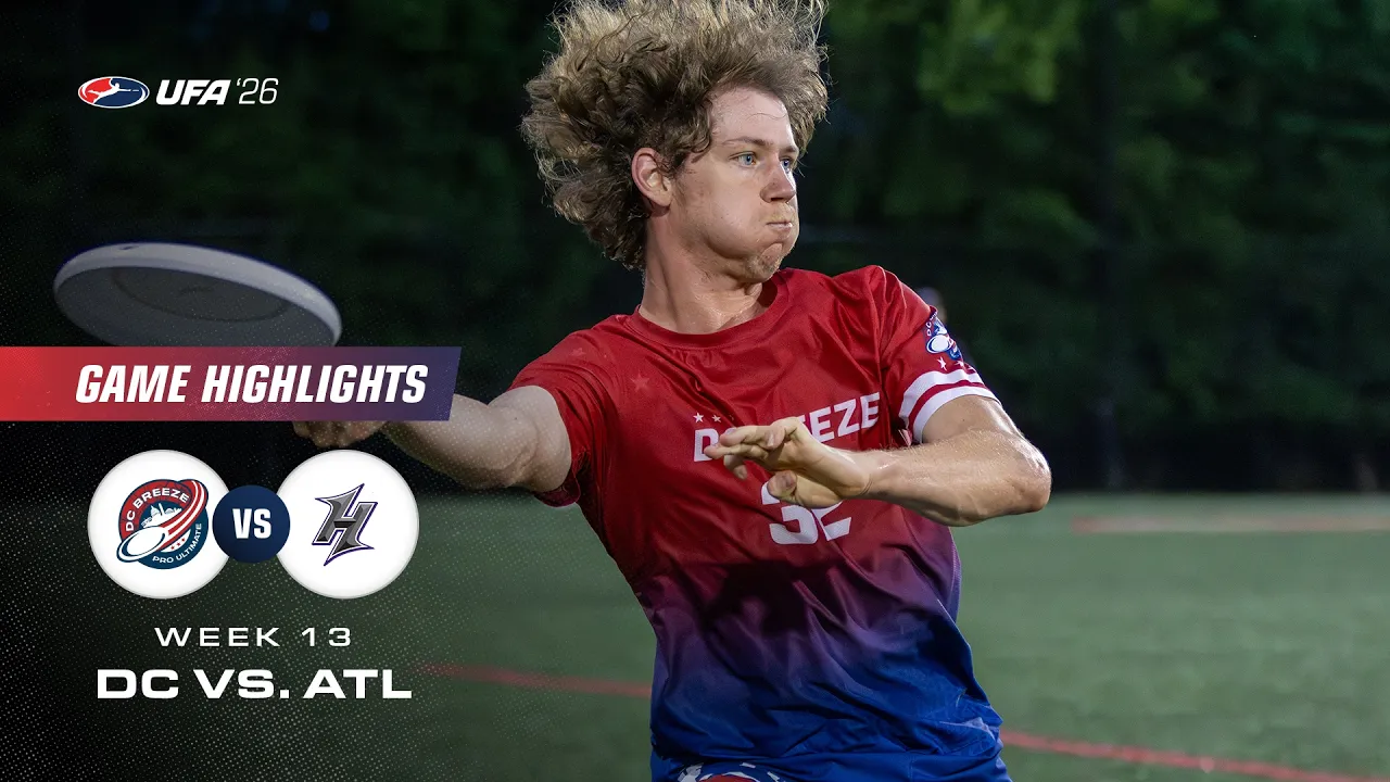 DC Breeze vs Atlanta Hustle: Полные highlights матча UFA 2026 (июль 18)