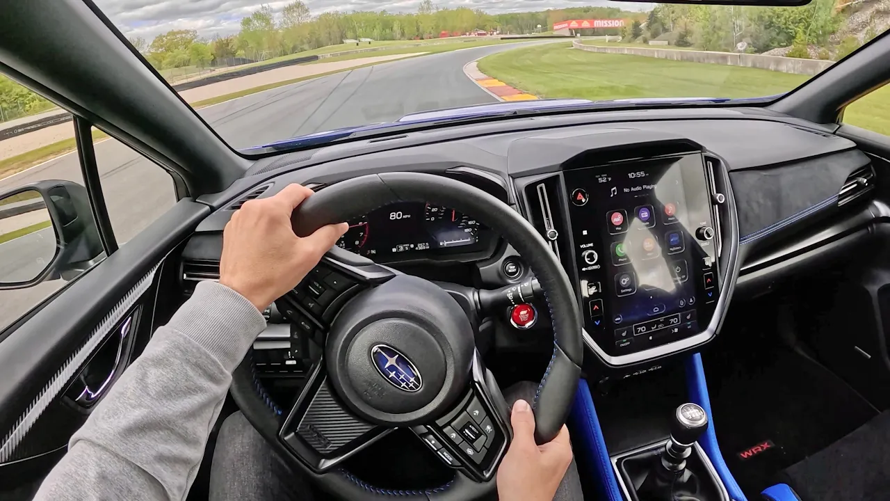 Subaru WRX tS 2026: POV гонка по Road America — стоит ли брать вместо STI?