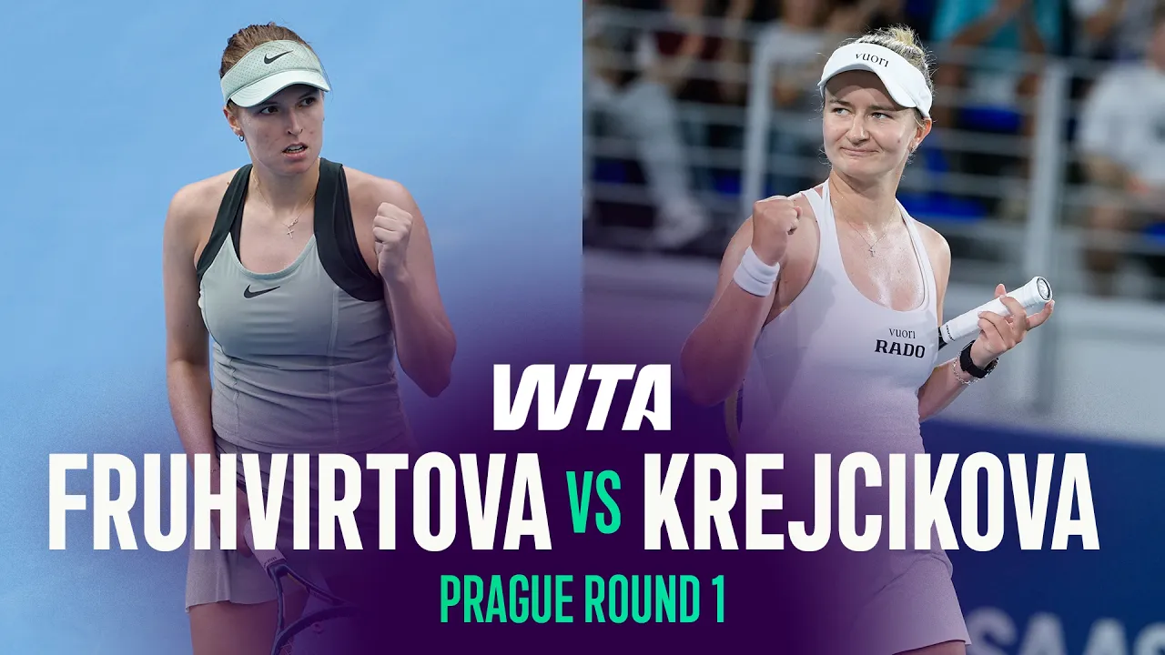 Фрухвиртова vs Крейчикова: Дерби чехов в Праге 2026 | 1-й круг WTA | Обзор матча