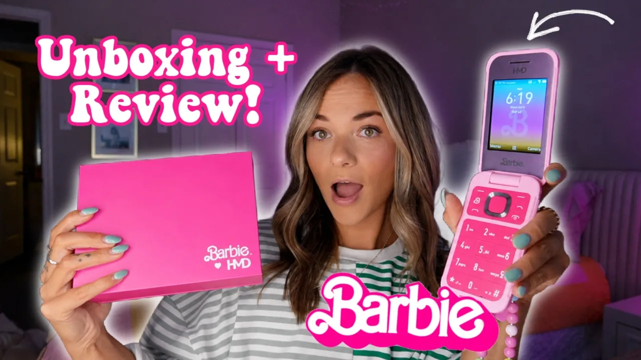 Распаковка Barbie Flip Phone: Скрытые функции, игры и «Что в телефоне»