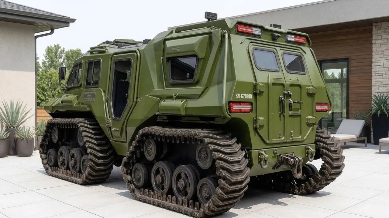 ШЕРП АРК 3400 (2026) — Обзор гусеничного вездехода повышенной проходимости. Тест в грязи и снегу